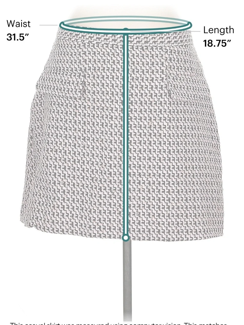 Topshop Pink and Black Patterned Mini Skirt